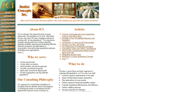 Desktop Screenshot of justiceconcepts.com